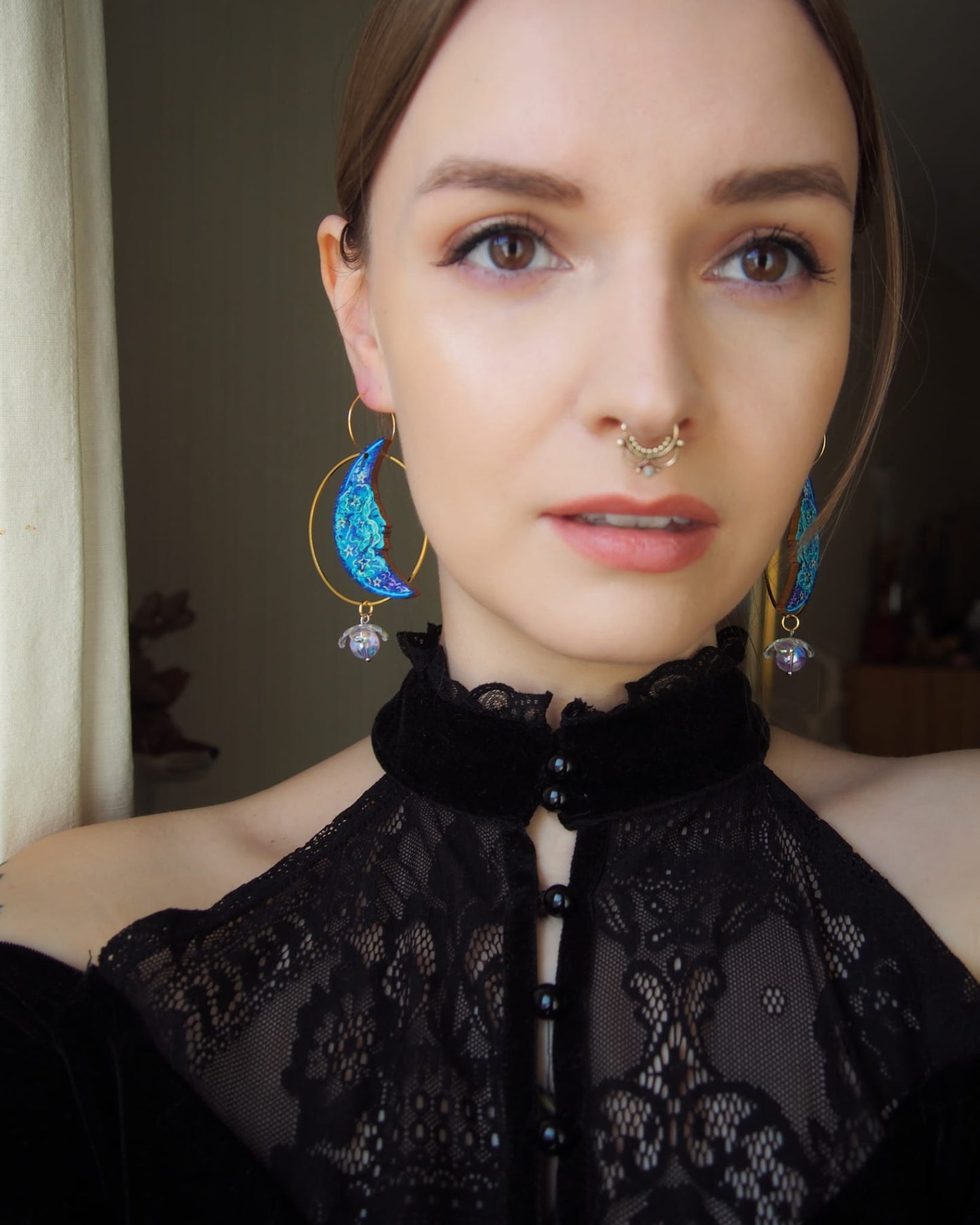 Kuutar korvakorut / Lunar goddess earrings