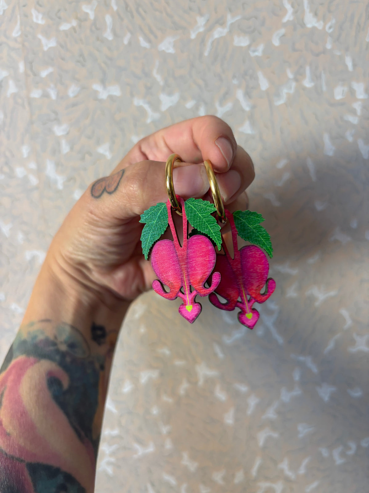 Bleeding heart flower