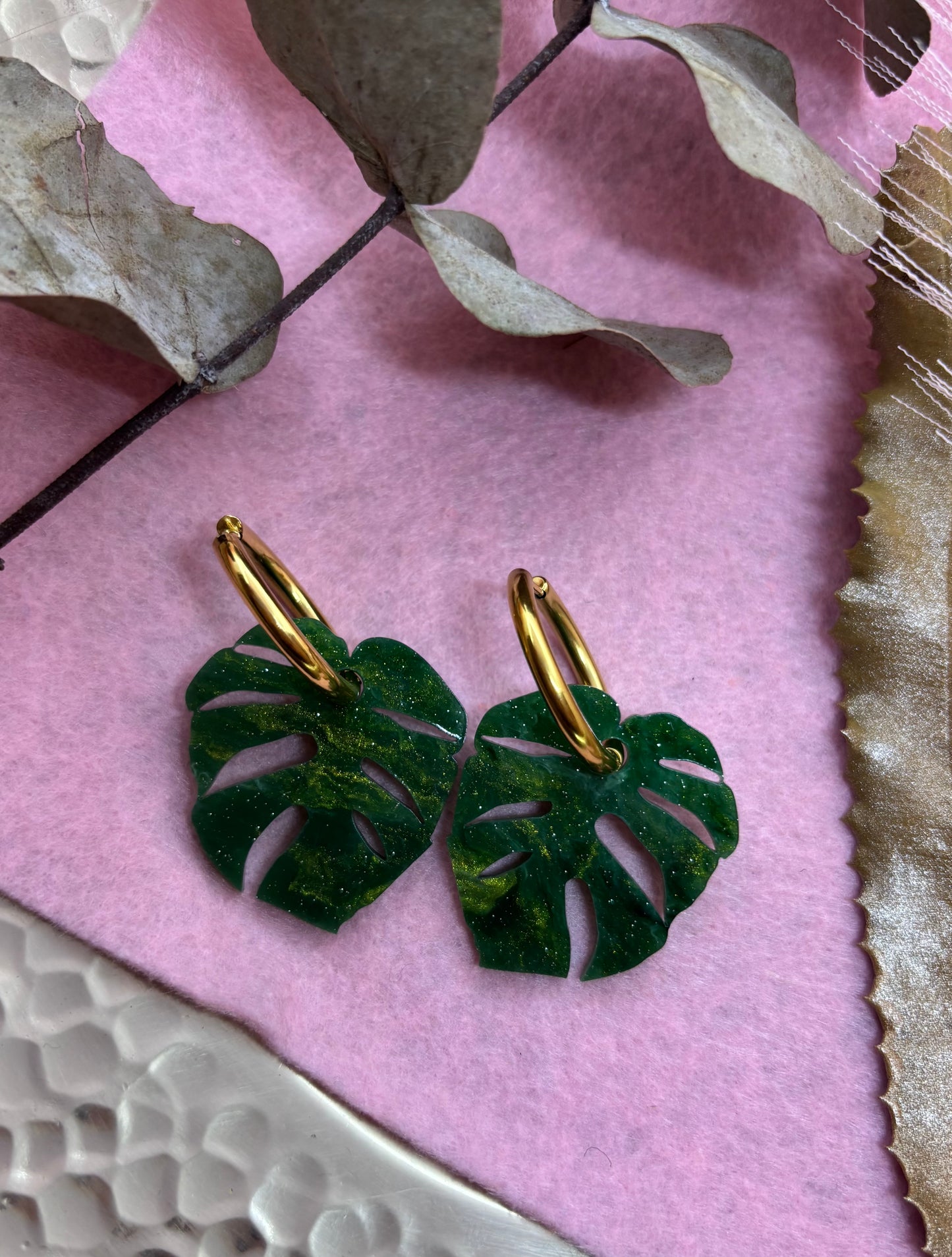 Big Vera hoops grass green