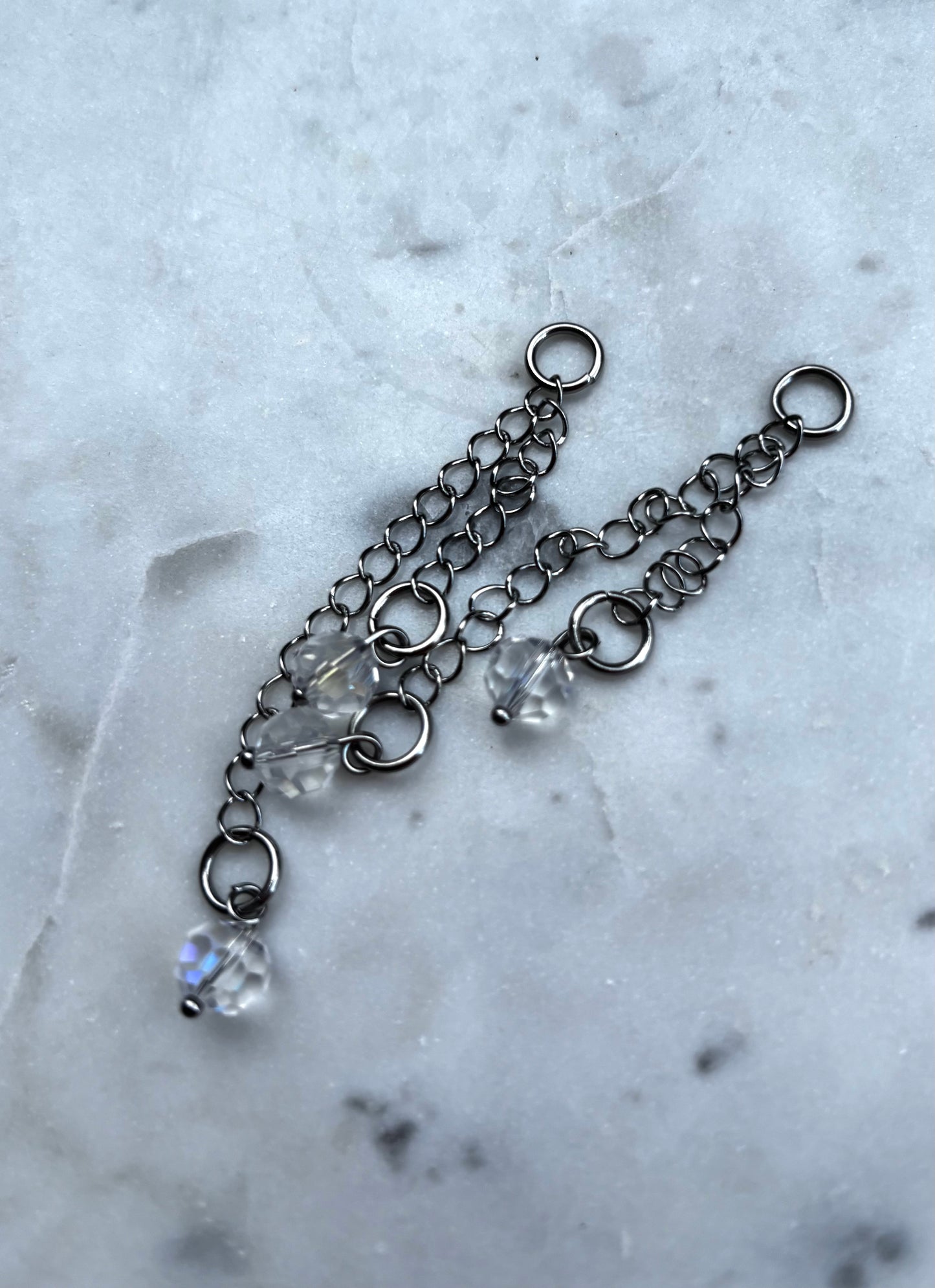 Charms & huggie hoops