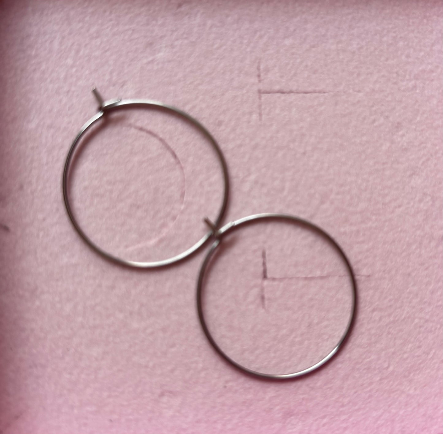 Charms & huggie hoops