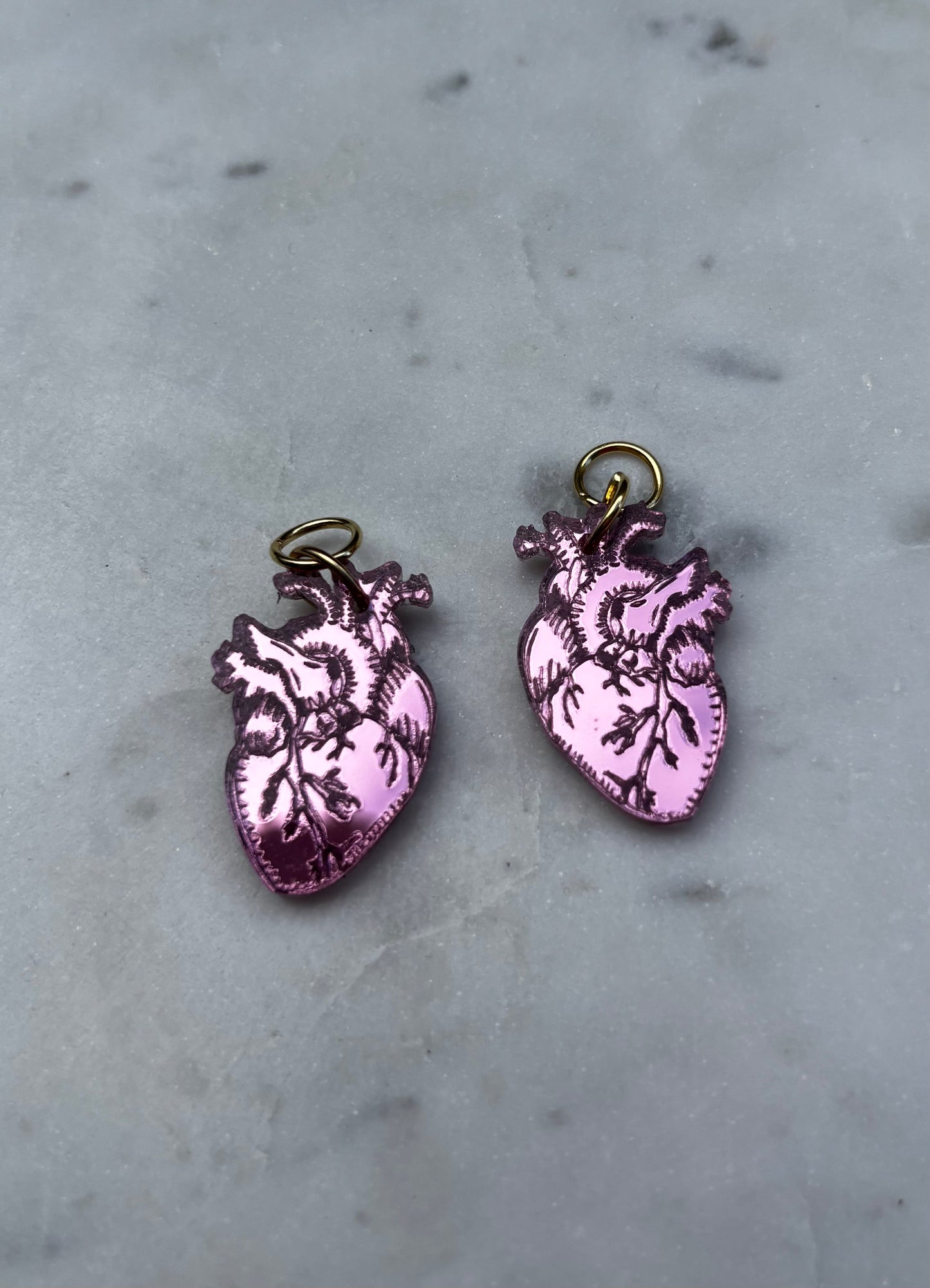 Charms & huggie hoops