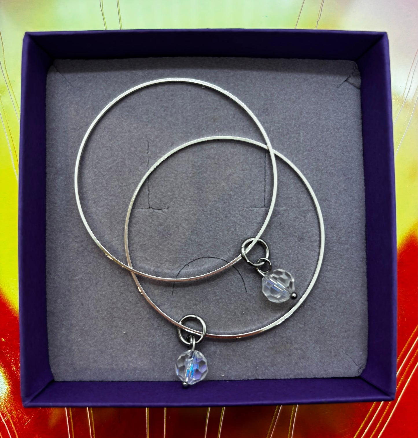 Charms & huggie hoops