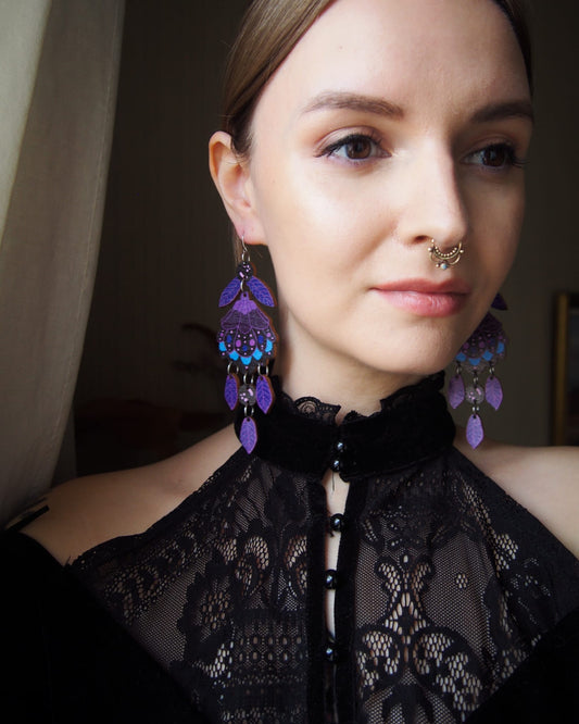 Sadonkorjuu himmelit mustikka/laventeli / Harvest chandeliers blueberry/lavender