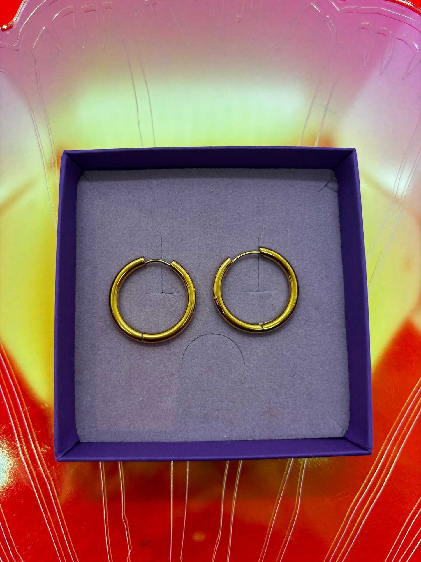 Charms & huggie hoops