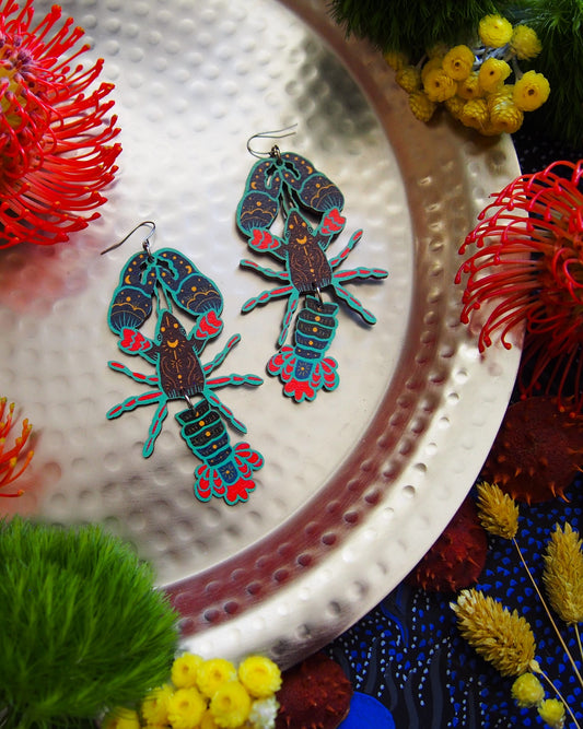 Rapu korvakorut / Lobster earrings