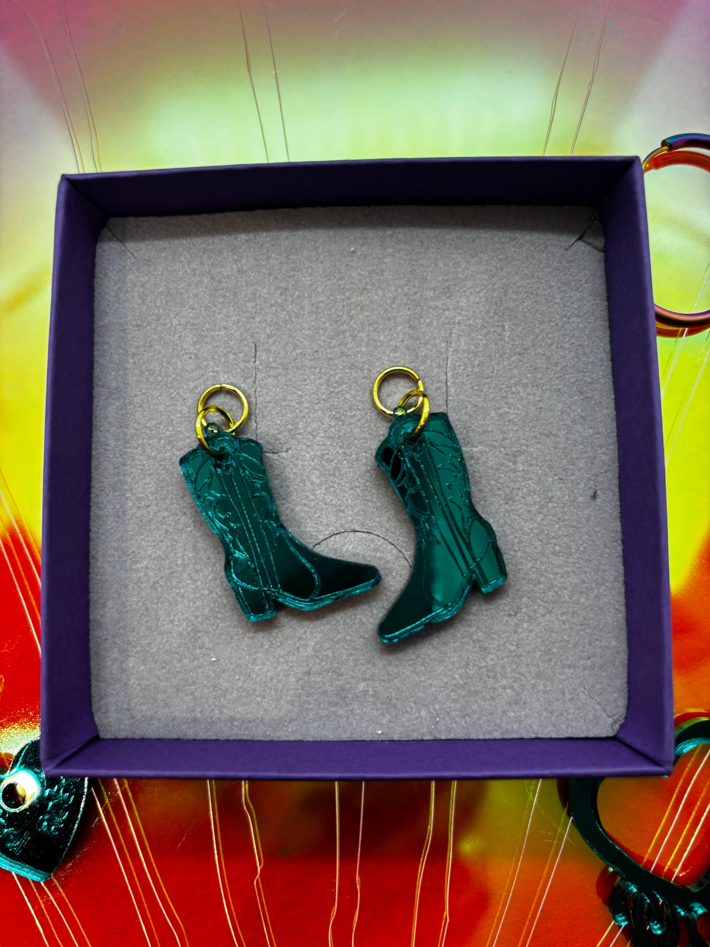 Charms & huggie hoops