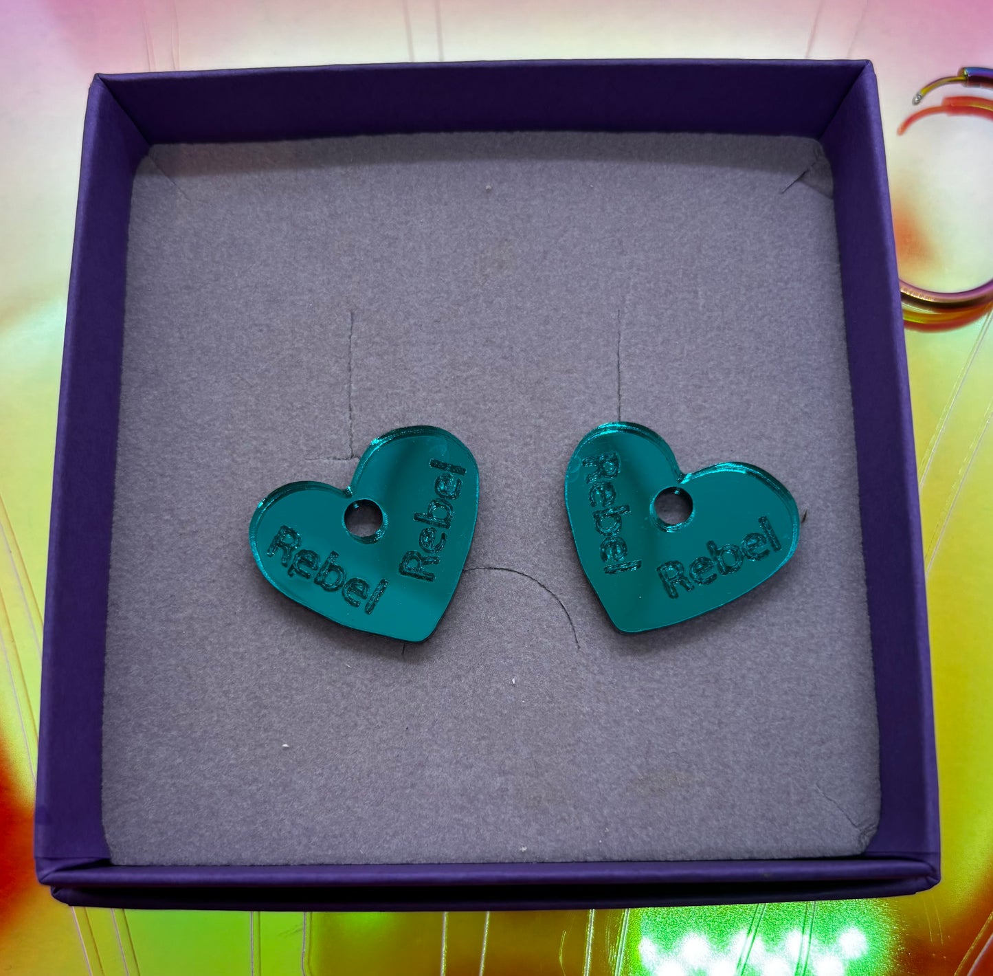 Charms & huggie hoops
