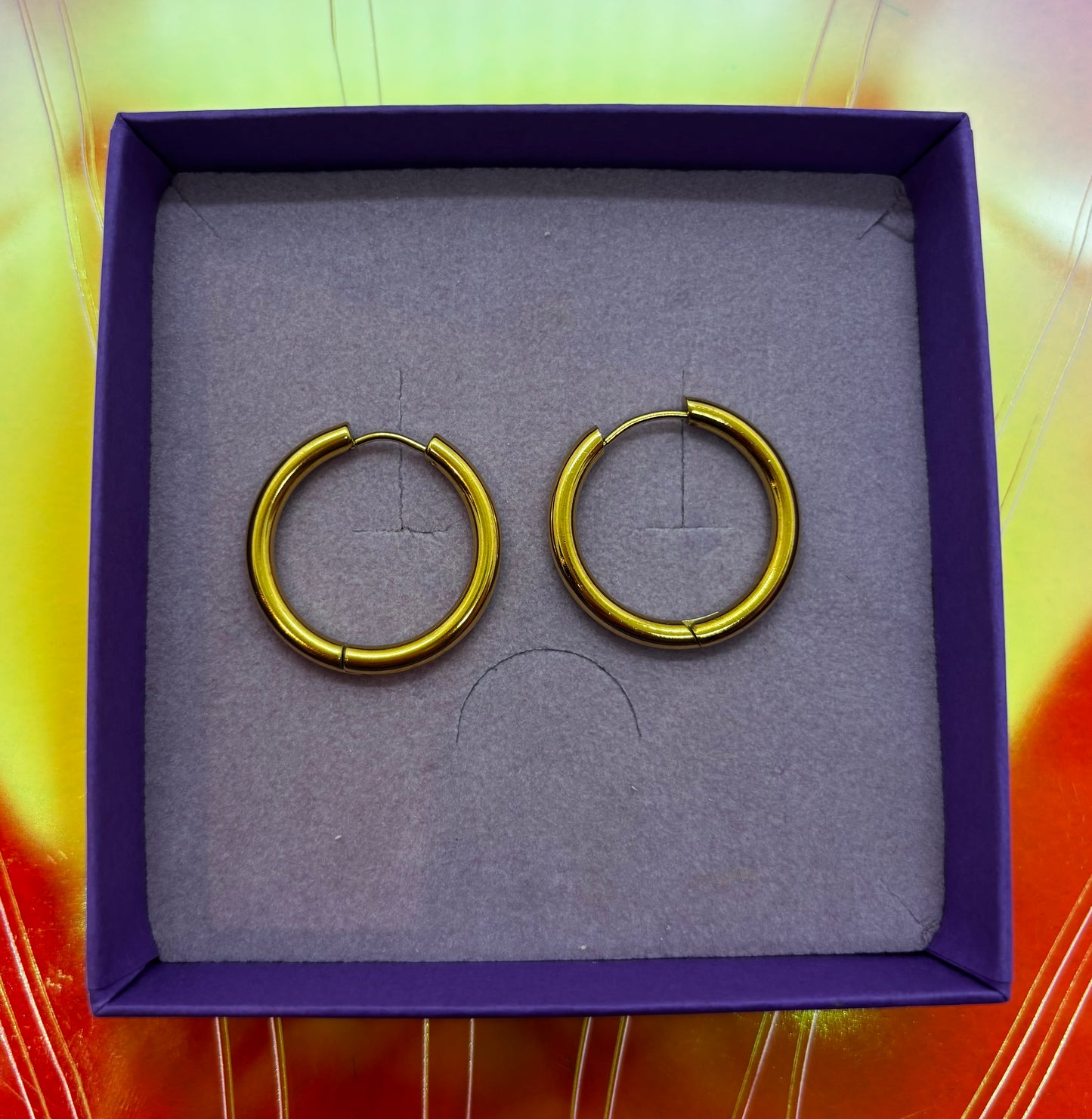 Charms & huggie hoops
