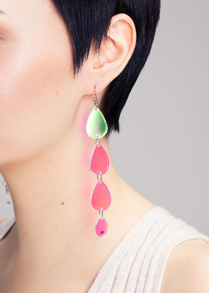 Unicorn Tears Earrings, Hologram